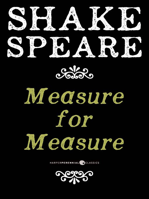 Title details for Measure For Measure by William Shakespeare - Available